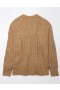 Aerie Whoa So Cozy Waffle Sweater Brown