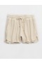 Aerie High Waisted LumberJane Waffle Shorts White