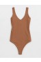 Aerie SMOOTHEZ Plunge Bras Beige