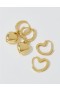 Aerie Bubble Charm Hoop Jewelry Gold