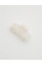 Aerie Rectangle Claw Clip Hair Accessory White