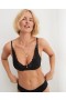 Aerie Show Off Plunge Push Up Real Lace Bras Black