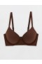Aerie SMOOTHEZ Pull On Push Up Bras Dark Gray