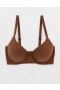 Aerie SMOOTHEZ Pull On Push Up Bras Dark Gray