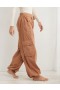 Aerie High Waisted Go-For-Itgy Cargo Pants Brown