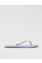 Aerie Woven Platform Flip Flops Purple Wash
