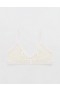 Aerie Show Off Lace Cut Outlette Bras White
