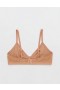 Aerie Show Off Lace Cut Outlette Bras Brown