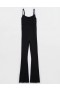 Aerie OFFLINE By Real Me Xtra Flare Jumpsuit Black