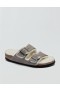 Aerie Shearling Arizona Sandals Gray