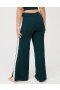 Aerie OFFLINE By Thumbs Up Heavyweight Ribbed Wide Leg Pants Deep Green