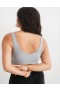 Aerie Superchill Seamless Padded Vooplette Bras Gray