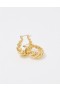 Aerie Twist Dome Hoop Jewelry Gold