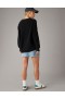 Aerie Long Weekend Crewneck Sweater Black