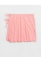 Aerie Shine Crinkle Swim Sarong Skirts Pink