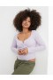 Aerie Long Sleeve Henley Body Lavender