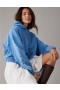 Aerie Grateful Dead Graphic Fleece Hoodie Blue