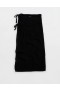 Aerie Crochet Wrap Sarong Skirts Black