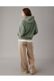 Aerie Fleece Hoodie Olive Green