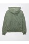Aerie Fleece Hoodie Olive Green
