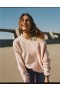 Aerie Whoa So Soft Ballet-Neck Pullover Pink
