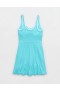 Aerie OFFLINE By Real Me Low Key Dress Blue