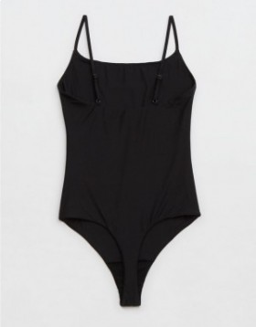 Aerie SMOOTHEZ Scoop Bras Black