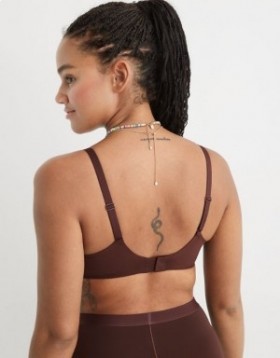 Aerie SMOOTHEZ-ish Wirelesslette Bras Brown