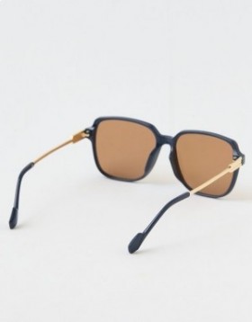 Aerie Oversized Vintage Sunglasses Navy