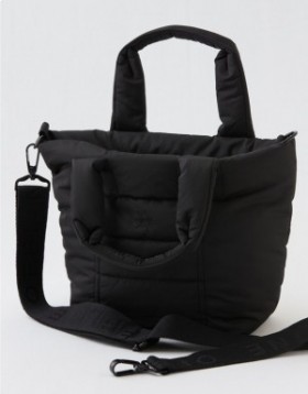 Aerie OFFLINE By Puff Love Mini Tote Bags Black