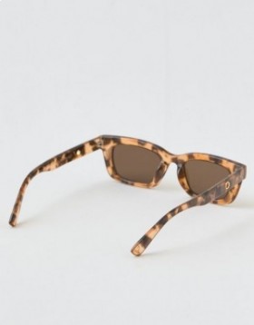 Aerie Mini Weekend Sunglasses Leopard