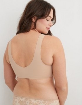 Aerie SMOOTHEZ Padded Sweetheartlette Bras Beige