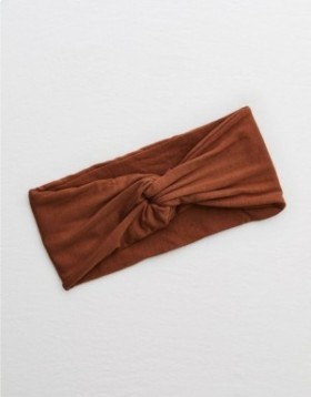 Aerie Top Knot Hair Accessory Brown