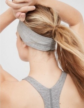 Aerie OFFLINE By The Hugger Cinch Hair Accessory Gray