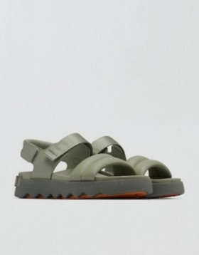 Aerie Viibe™ Sandals Olive Green