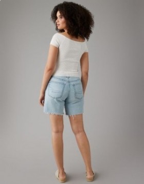 Aerie Cropped Ribbed Off-The-Shoulder Top Cardigan White