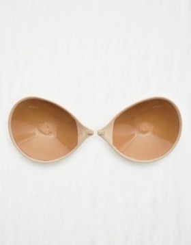 Aerie Backless Lightly Lined Bare Bras Dark Beige