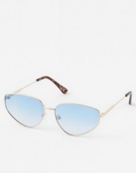 Aerie Throw-Back Sunglasses Blue