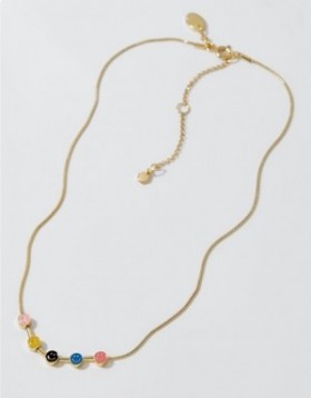 Aerie Mini Smiley® Charm Jewelry Gold