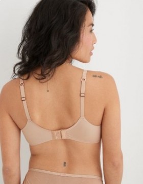Aerie SMOOTHEZ Microfiber Unlined Bras Beige
