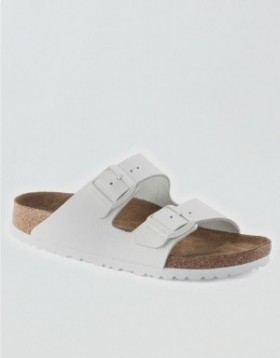 Aerie Arizona Sandals Beige White