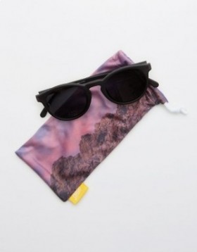Aerie Sunski Dipsea Black Slate Sunglasses Black