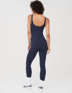 Aerie OFFLINE By Real Me Low Key Jumpsuit Gray Blue