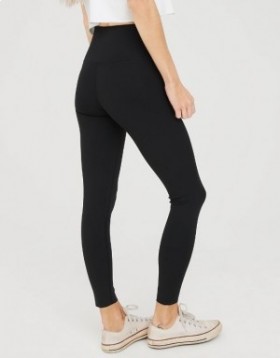 Aerie OFFLINE By Goals High Waisted Leggings Black