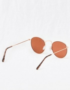 Aerie Bright Side Sunglasses Pink Gold