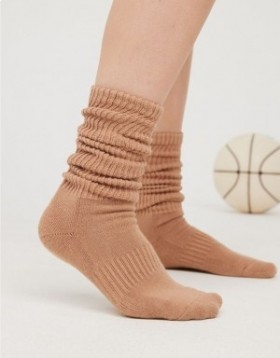 Aerie OFFLINE By Scrunch Socks Brown