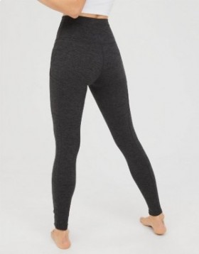 Aerie OFFLINE By The Hugger High Waisted Pocket Leggings Gray