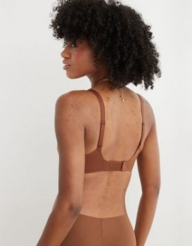 Aerie SMOOTHEZ-ish Wirelesslette Bras Brown