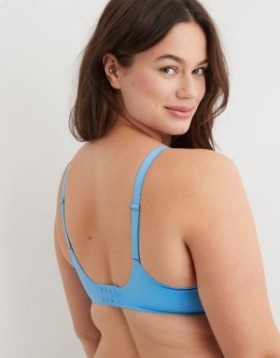 Aerie SMOOTHEZ-ish Wirelesslette Bras Blue