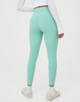 Aerie OFFLINE By Real Me XTRA Hold Up! Scallop Leggings Turquoise